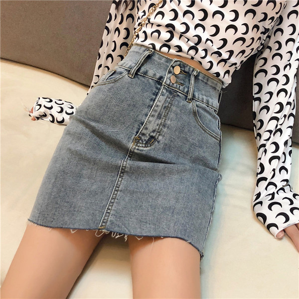 Fusta casual dama - model montat in culoarea albastra