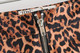 Fusta-pantaloni scurti asimetrici cu animal print