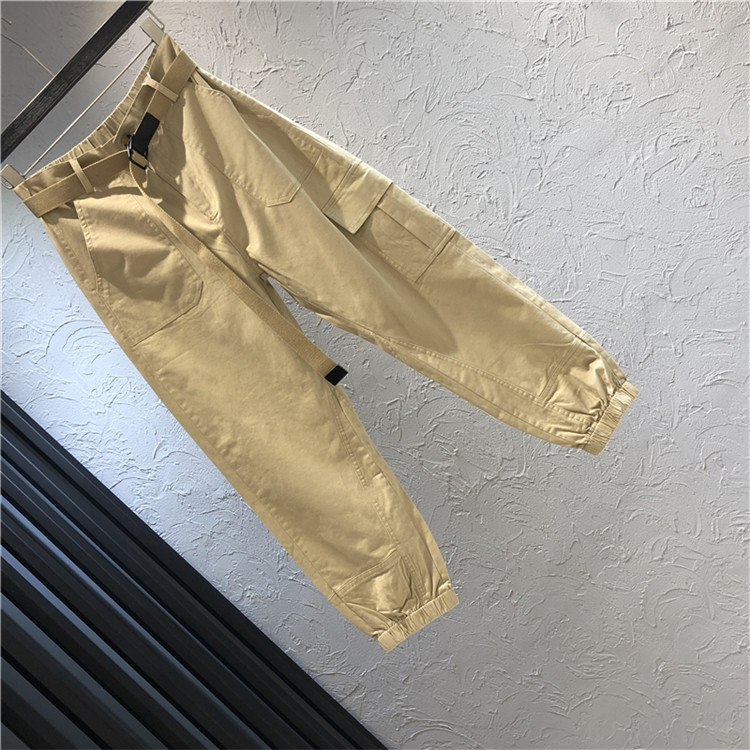 Pantaloni casual dama cu talie inalta si buzunar in trei culori