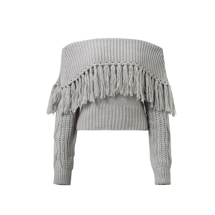 Pulover de dama la moda cu maneci cazute in mai multe culori