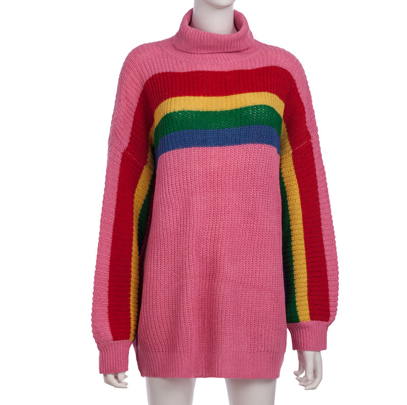 Pulover de dama modern cu guler polo in trei culori