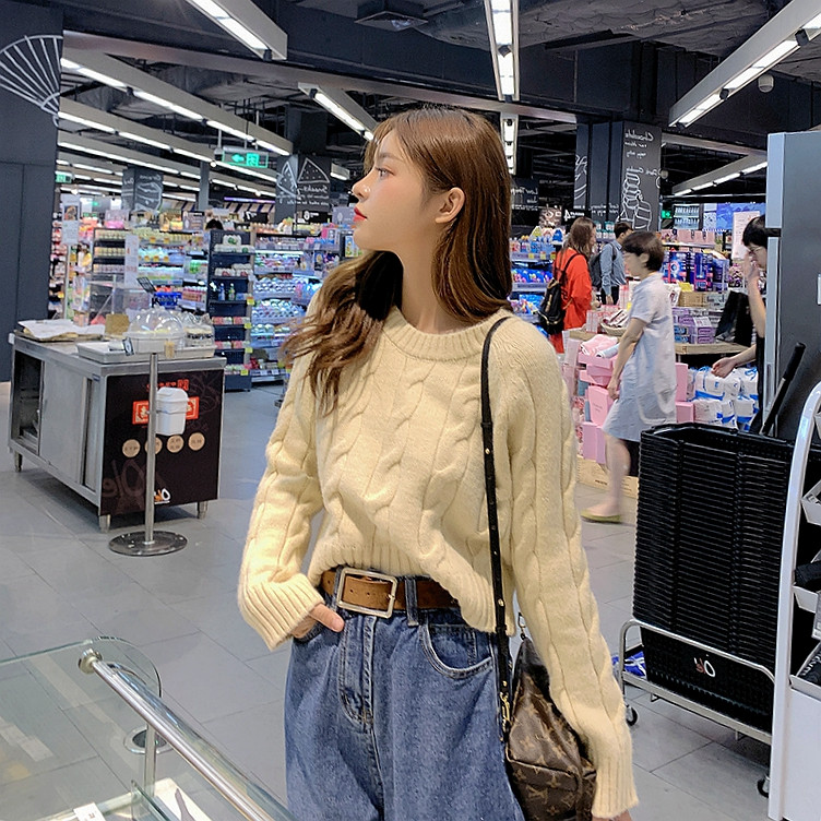 Pulover scurt de dama modern in mai multe culori