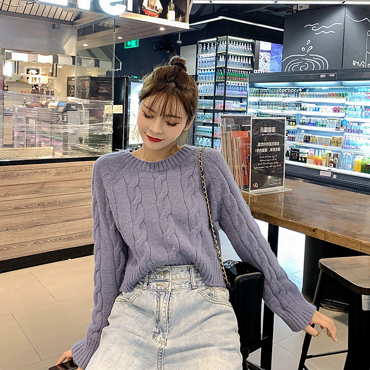 Pulover scurt de dama modern in mai multe culori