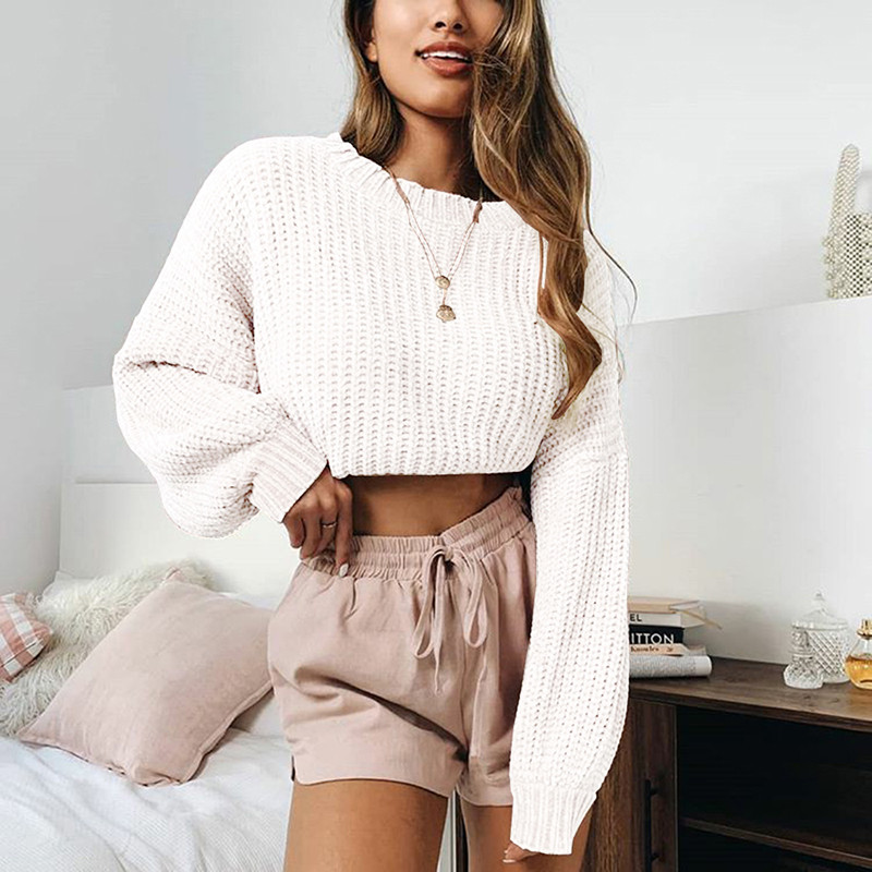 Pulover de dama in trei culori cu decolteu O