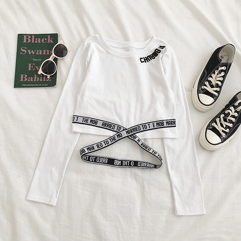 Bluză de damă modernă în trei culori cu inscripții