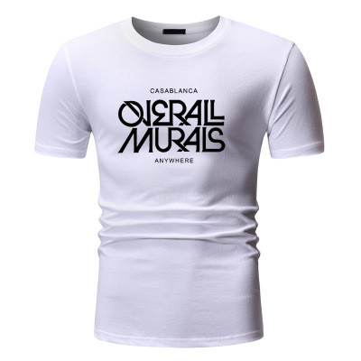 Alkalmi férfi póló rövid ujjal, több színben felirattal