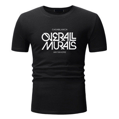 Alkalmi férfi póló rövid ujjal, több színben felirattal