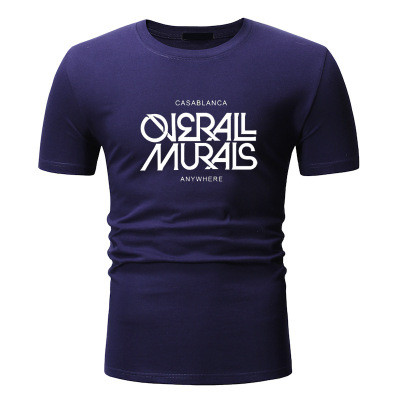 Alkalmi férfi póló rövid ujjal, több színben felirattal