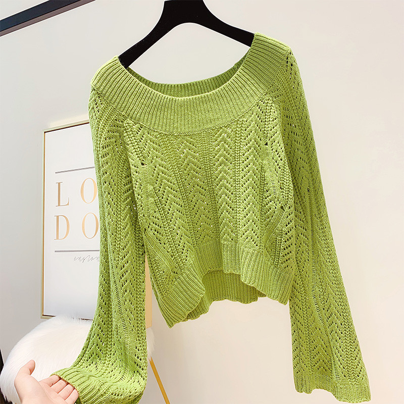 Γυναικέιο πουλόβερ με γυμνούς ώμους σε τέσσερα χρώματα