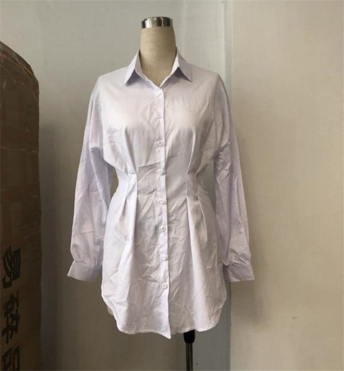 Νέο μοντέρνο γυναικείο πουκάμισο σε λευκό και μαύρο χρώμα