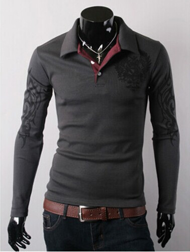 Νέο μοντέλο ανδρικό πουκάμισο σε λευκό και μαύρο χρώμα με κουμπιά και εφαρμογή