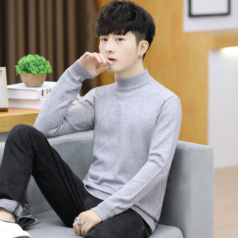 Pulover casual barbatesc in patru culori cu guler polo