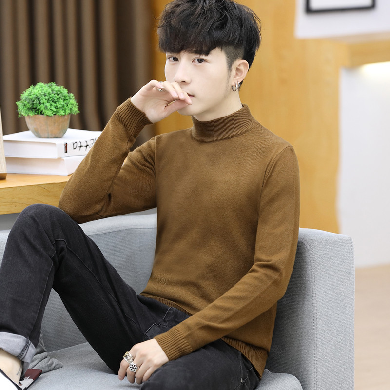 Pulover casual barbatesc in patru culori cu guler polo