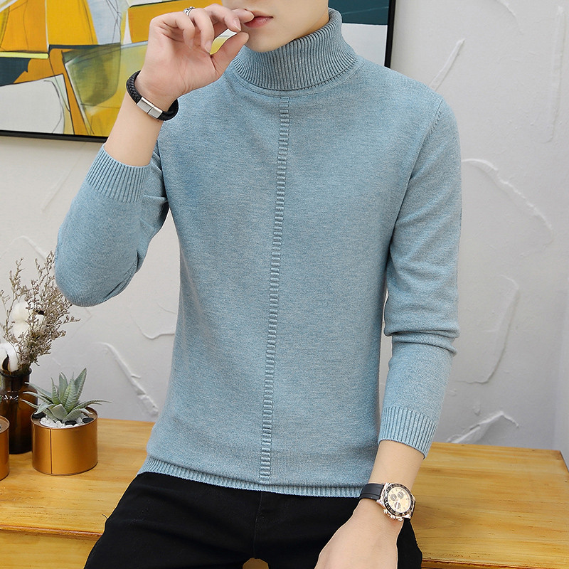 Pulover bărbătesc modern în patru culori cu guler polo