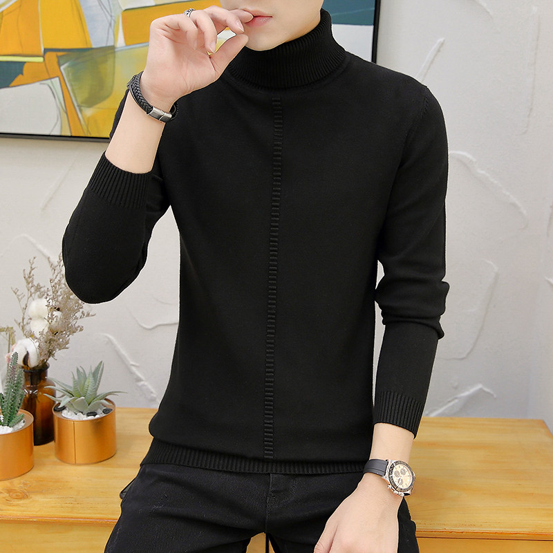 Pulover bărbătesc modern în patru culori cu guler polo