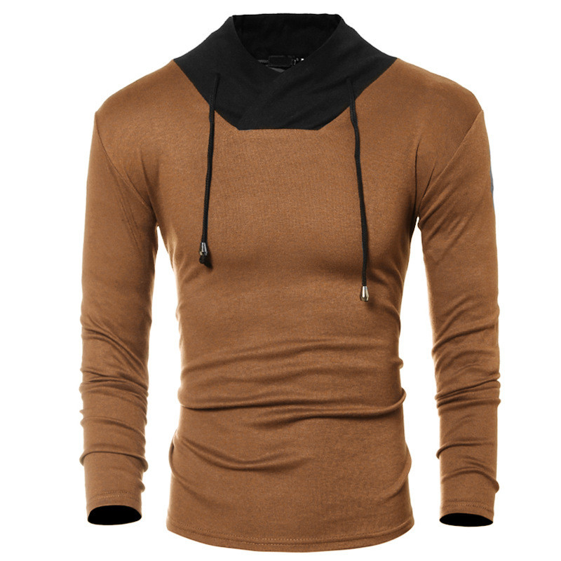 Καθημερινή ανδρική μπλούζα  με κορδόνια  και μακριά μανίκια σε τρία χρώματα