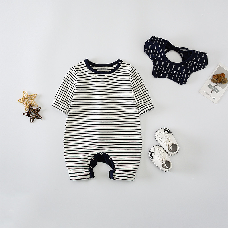 Νέο μοντέλο  βρεφική ολόσωμη φόρμα για κορίτσια με ζώνη O-neck