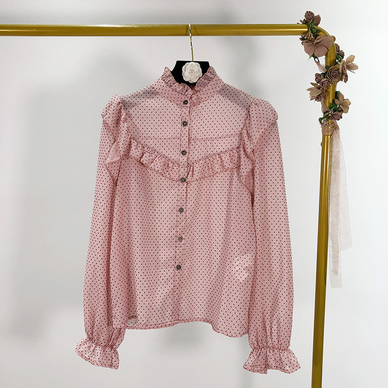 Cămașă de damă elegantă din tul în două culori