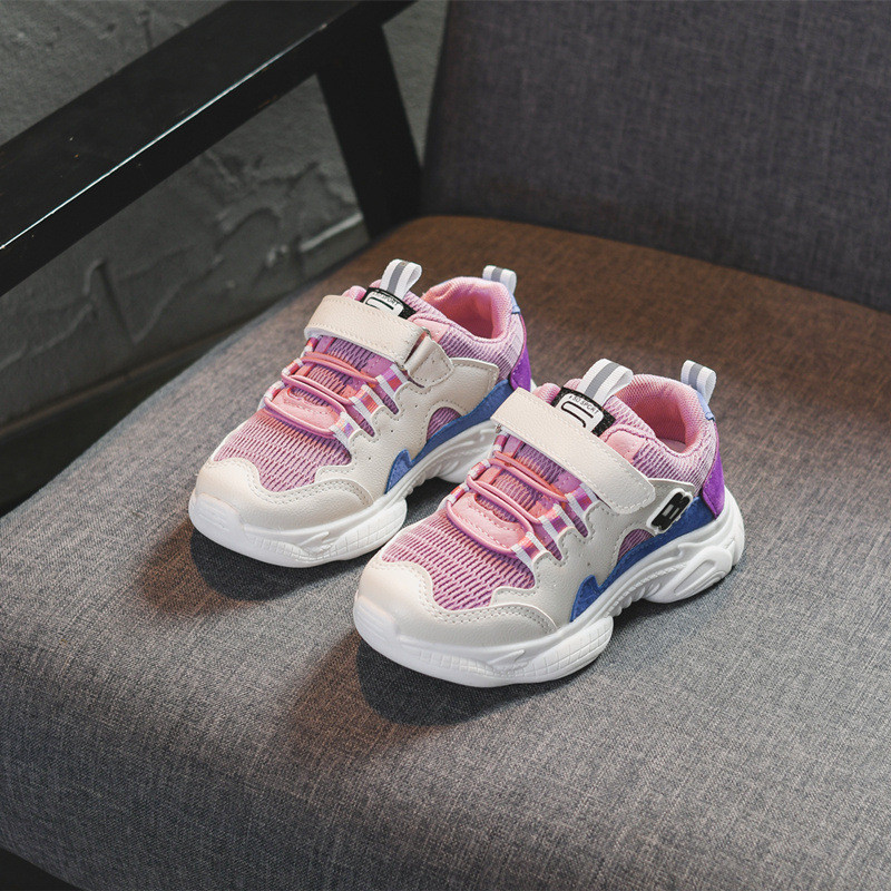 Adidași pentru copii cu bandă și legături potriviti pentru băieți și fete