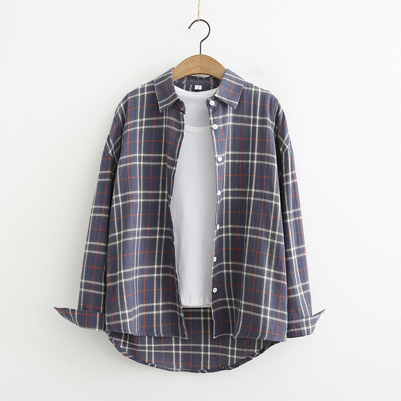 Új modell alkalmi női ing klasszikus gallérral, két színben