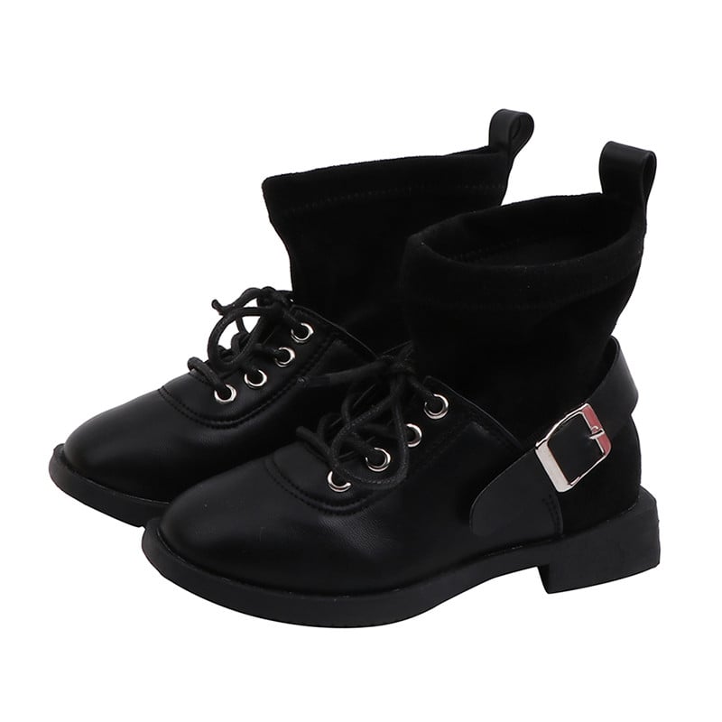 Νέα μοντέλα παιδικές μπότες  με δεσμούς για τα κορίτσια