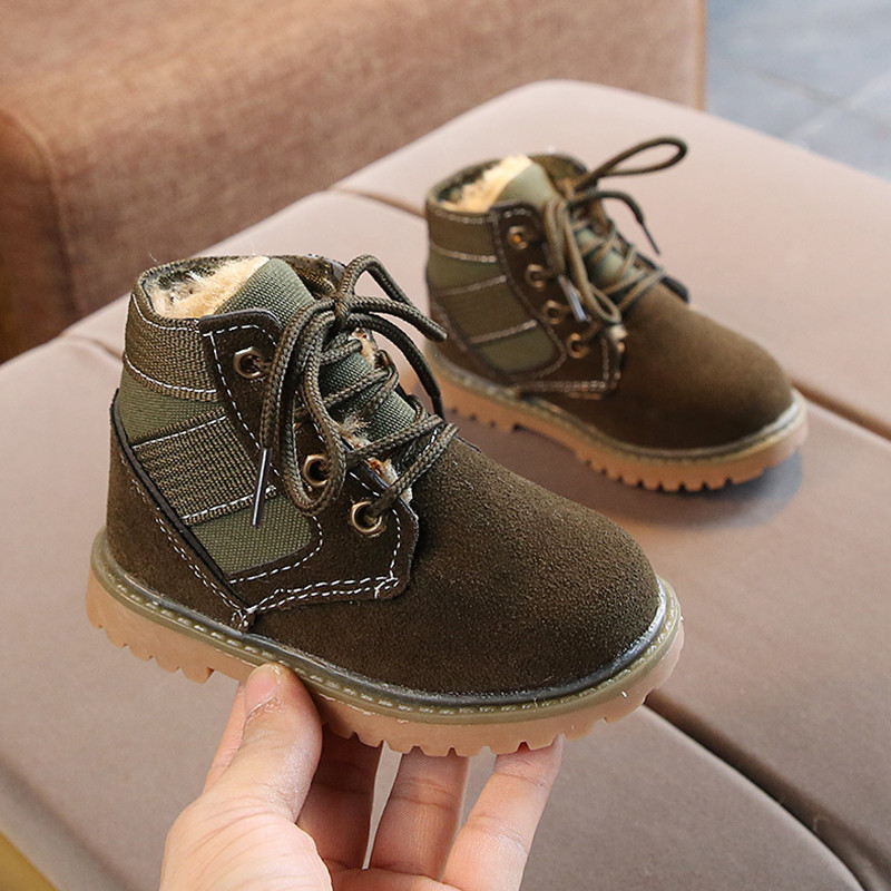 Gyermekcsizma három színű öko velúrból - fiúknak