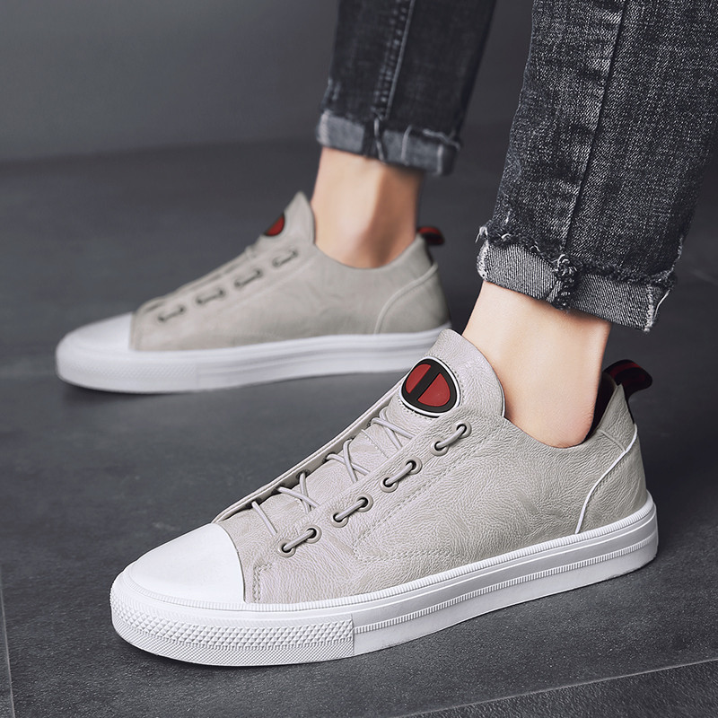 Adidasi eleganti pentru barbati din piele ecologica cu talpa plata in patru culori