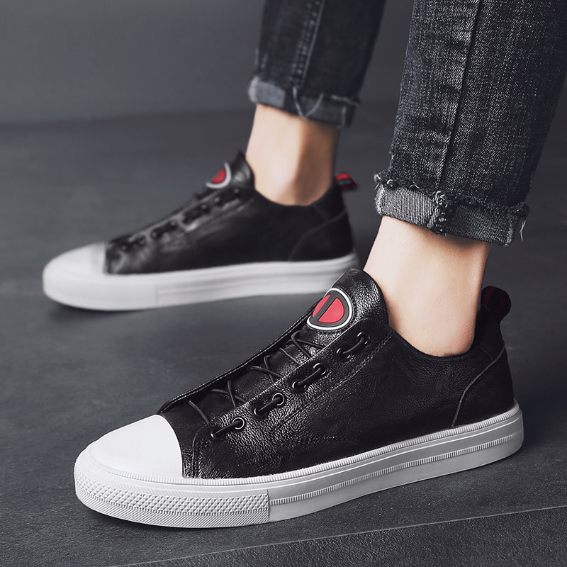 Adidasi eleganti pentru barbati din piele ecologica cu talpa plata in patru culori