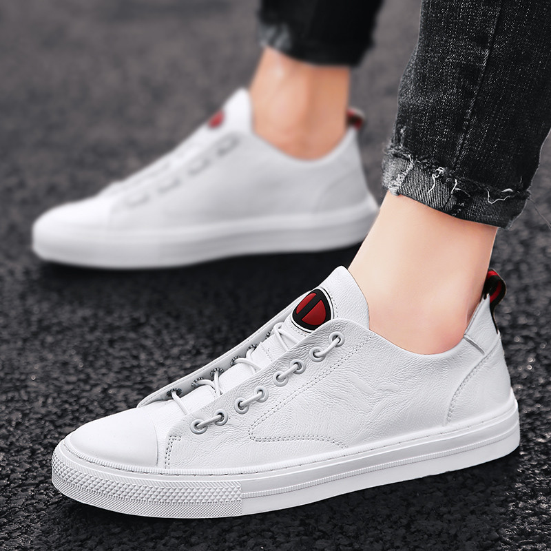 Adidasi eleganti pentru barbati din piele ecologica cu talpa plata in patru culori