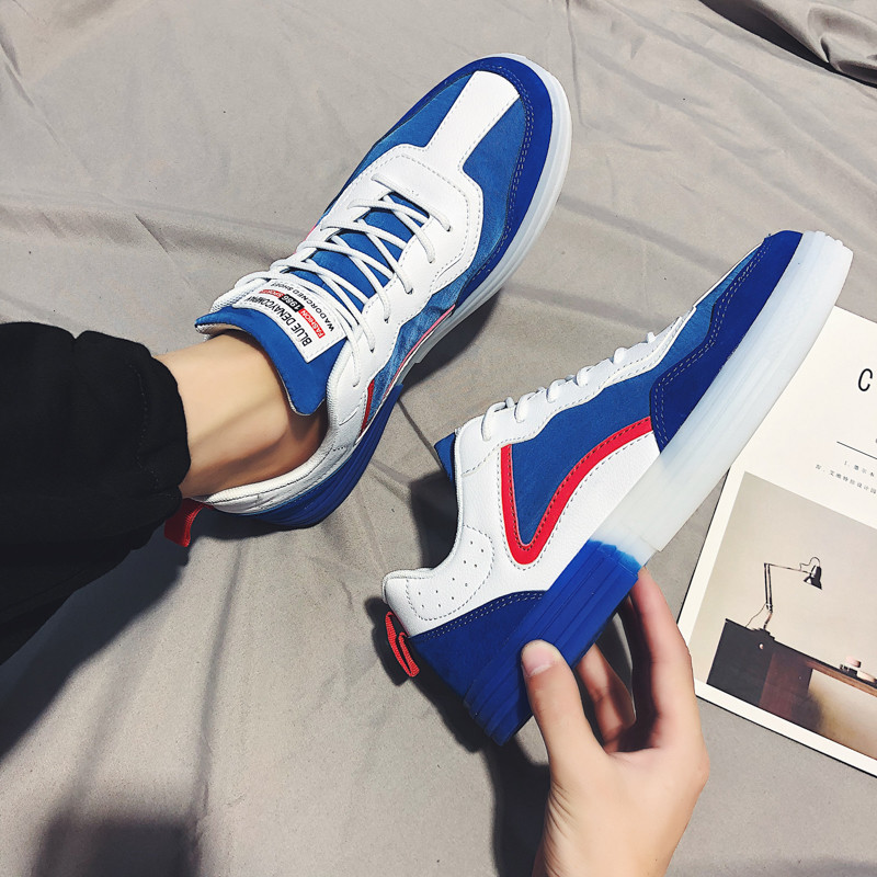 Tenisi casual barbatesti cu sireturi din piele intoarsa ecologica in trei culori