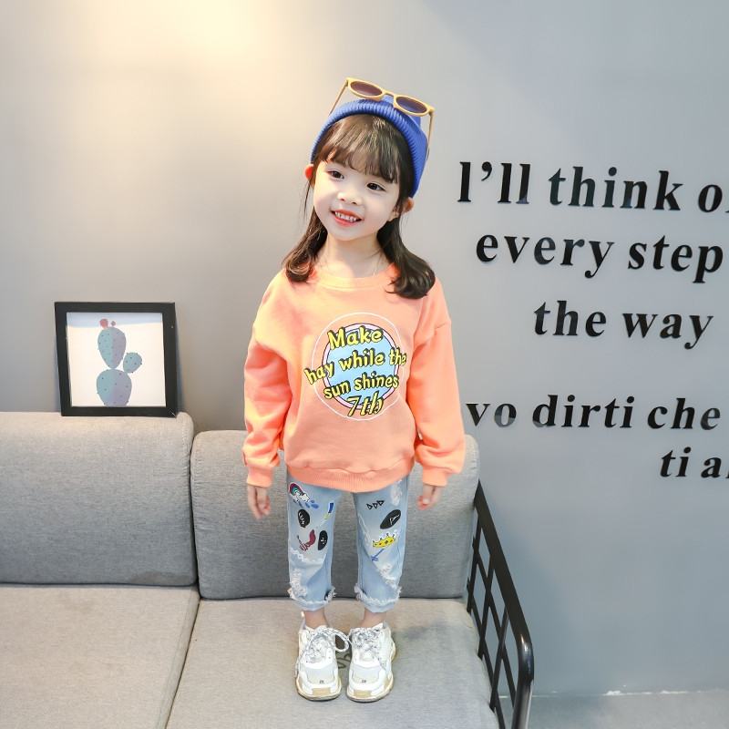 Bluza pentru copii pentru fete in trei culori cu inscriptii