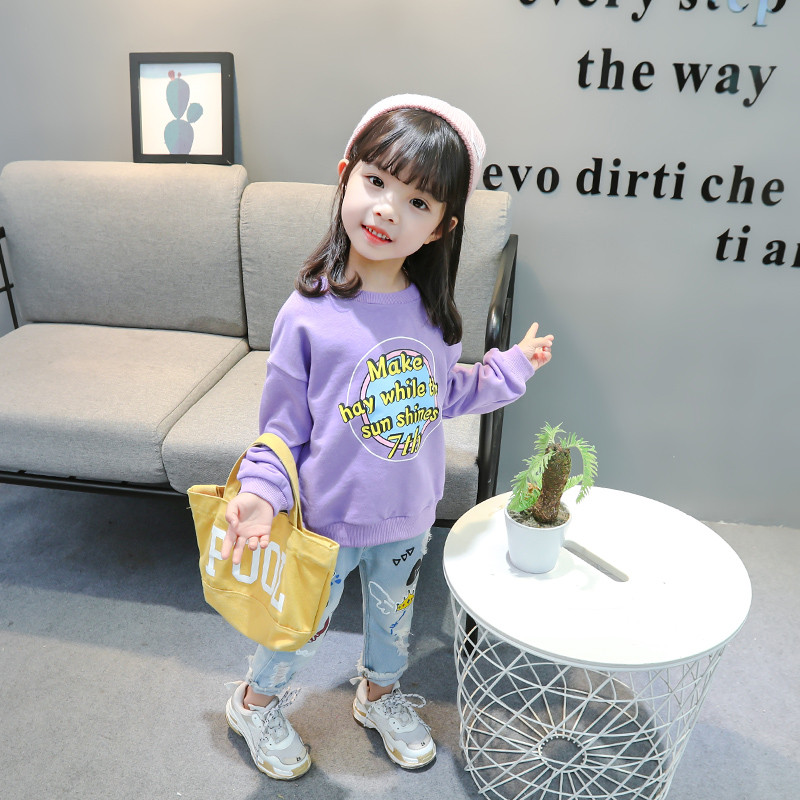 Bluza pentru copii pentru fete in trei culori cu inscriptii