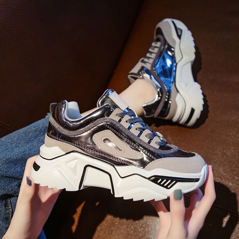 Adidasi casual dama cu talpa aspra in trei culori