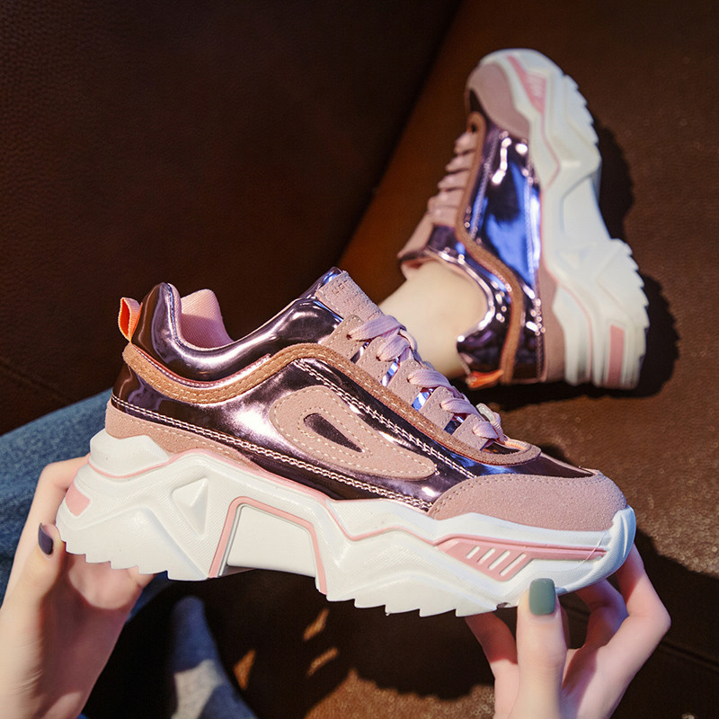 Adidasi casual dama cu talpa aspra in trei culori