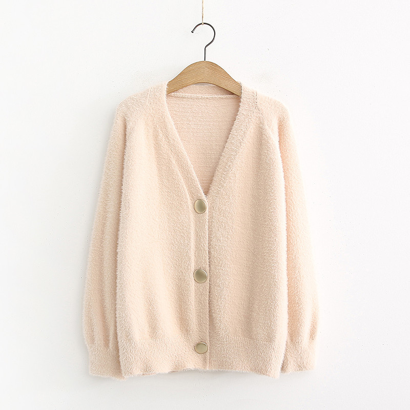 Vesta de dama moderna cu nasturi si decolteu spitz in trei culori