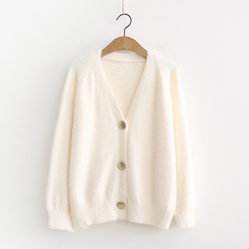 Vesta de dama moderna cu nasturi si decolteu spitz in trei culori