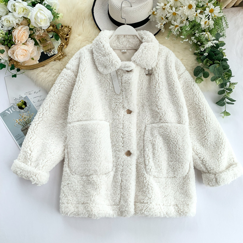 Palton de dama modern cu buzunar si nasturi in patru culori