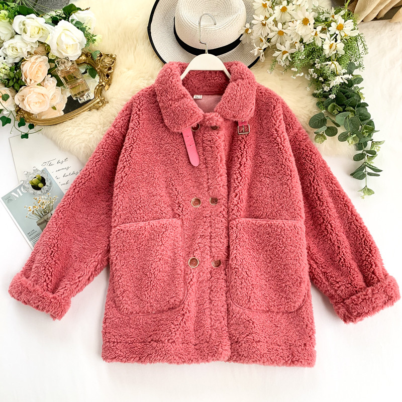 Palton de dama modern cu buzunar si nasturi in patru culori