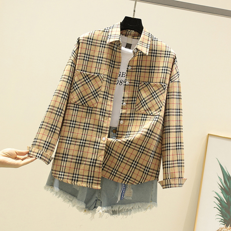 Camasa casual de dama model nou cu guler clasic in galben, roz si albastru