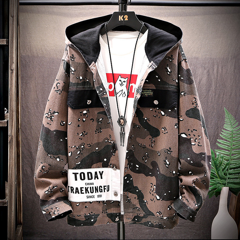 Geaca de toamna barbati moderna cu gluga si fermoar in mai multe culori