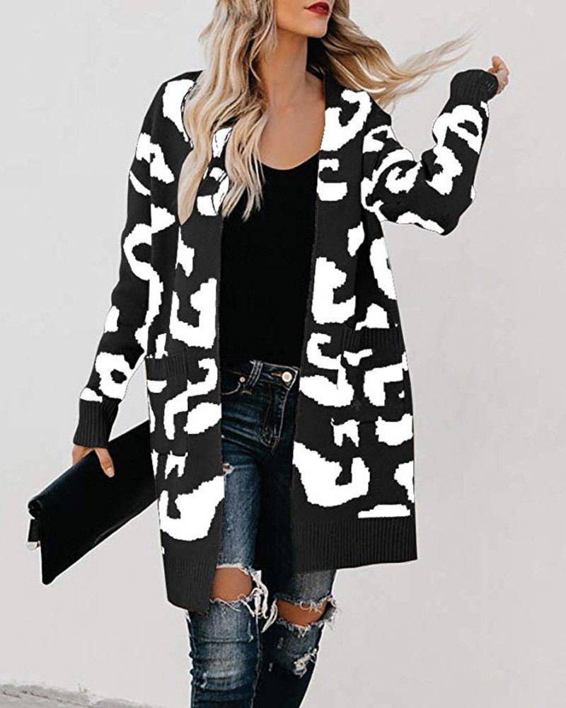 Modern női mellény, hosszú ujjal és zsebbel, különböző színekben