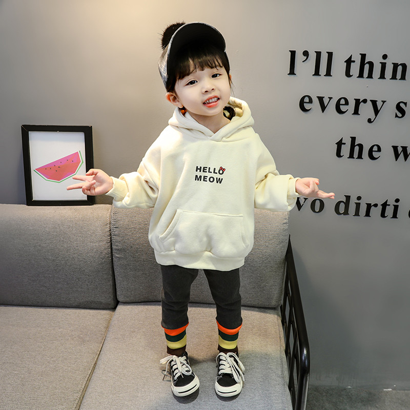 Napi gyermek pulóver három színben lányoknak való alkalmazással