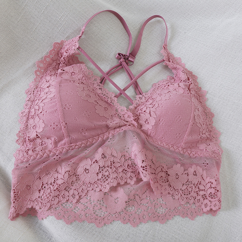 Bustiera de dama eleganta cu dantela in patru culori