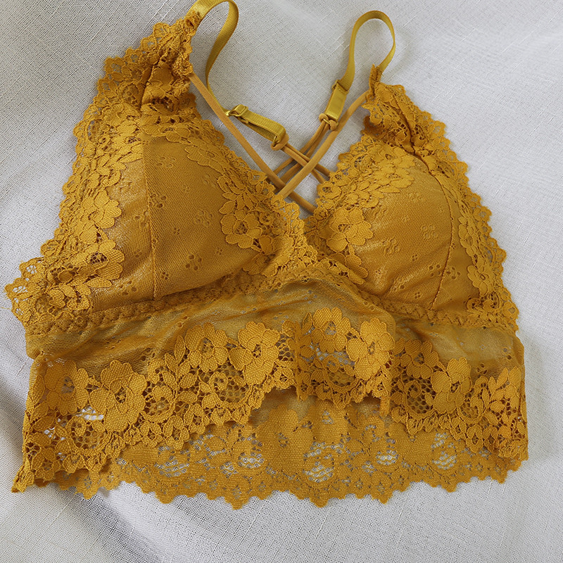 Bustiera de dama eleganta cu dantela in patru culori