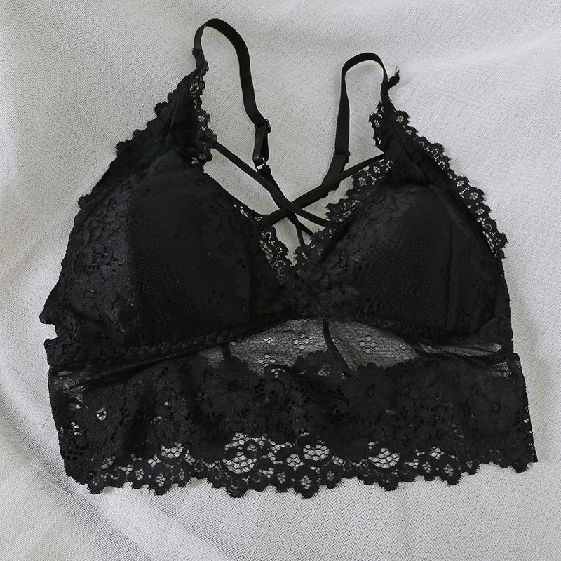 Bustiera de dama eleganta cu dantela in patru culori