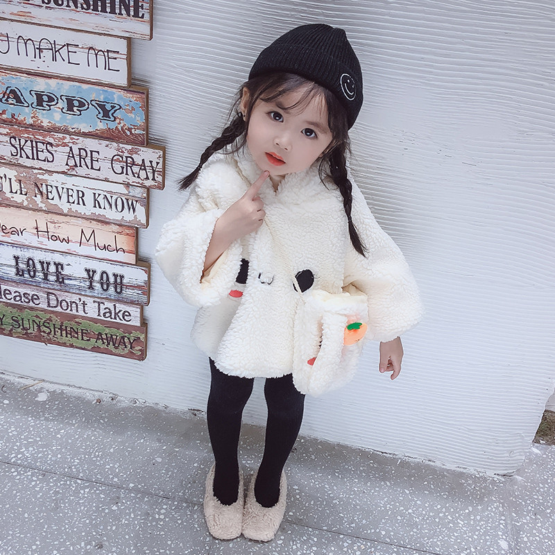 Pulover pentru fete pentru copii in trei culori cu fermoar si element 3D