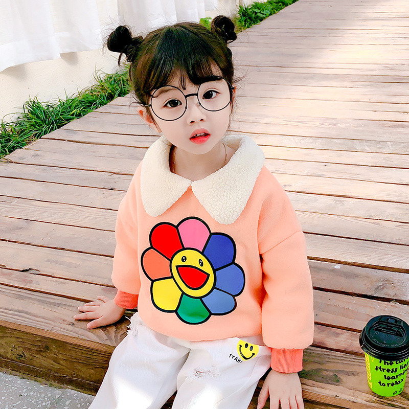 Bluza pentru copii pentru fete in doua culori cu aplicatie