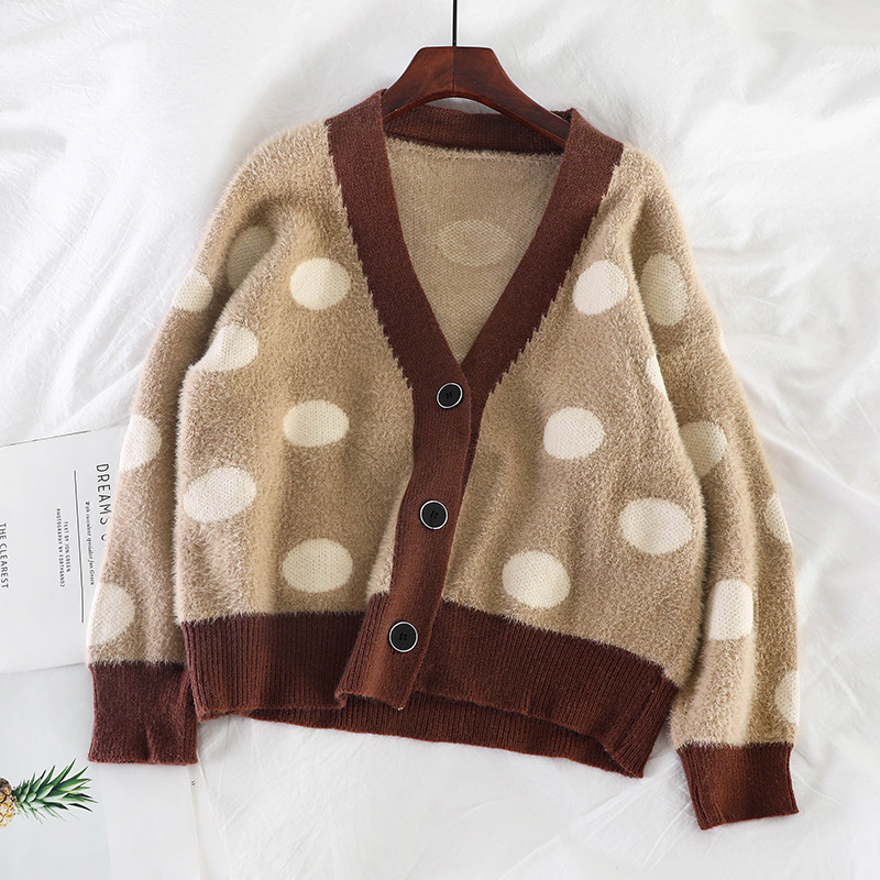 Casual γυναικεία ζακέτα με V-λαιμό σε διάφορα χρώματα