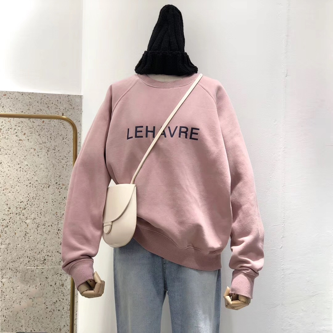 Hanorac de dama model nou cu decolteu O si aplicatie in mai multe culori