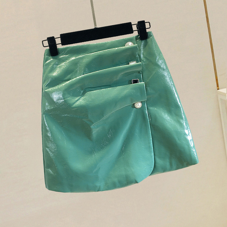 Fusta scurta dama in mai multe culori cu pietre decorative